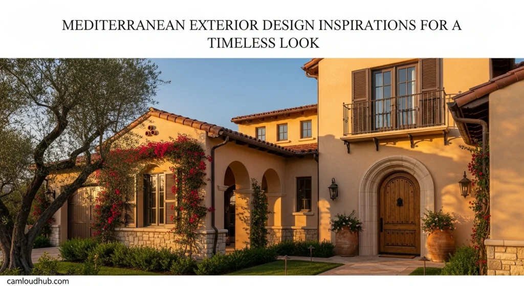 Mediterranean Exterior Design Inspirations for a Timeless Look