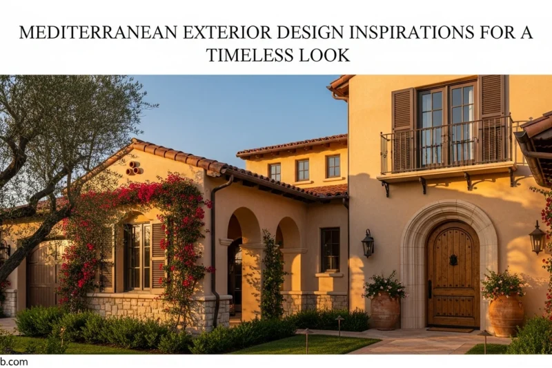 Mediterranean Exterior Design Inspirations for a Timeless Look 2025