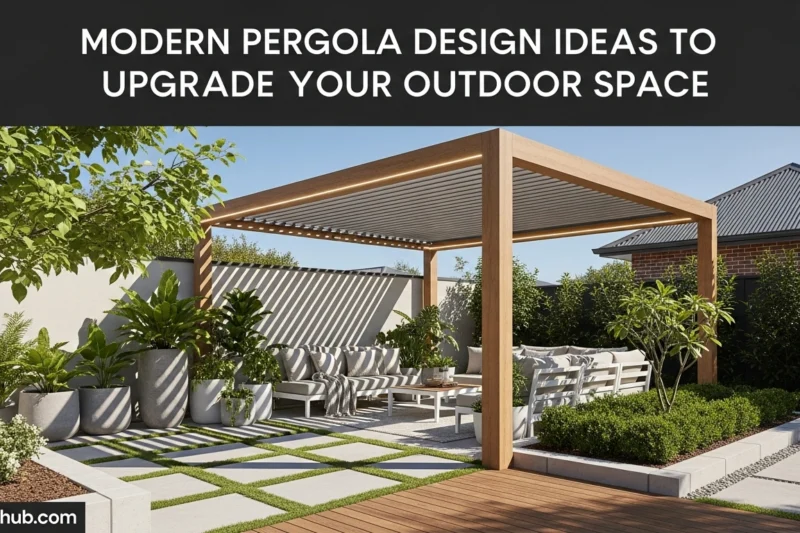 Modern Pergola Design Ideas to Upgrade Your Outdoor Space
