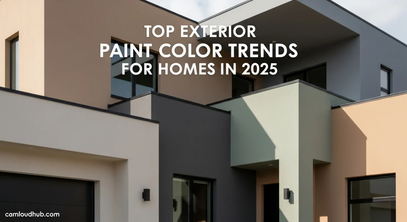 Top Exterior Paint Color Trends for Homes in 2025