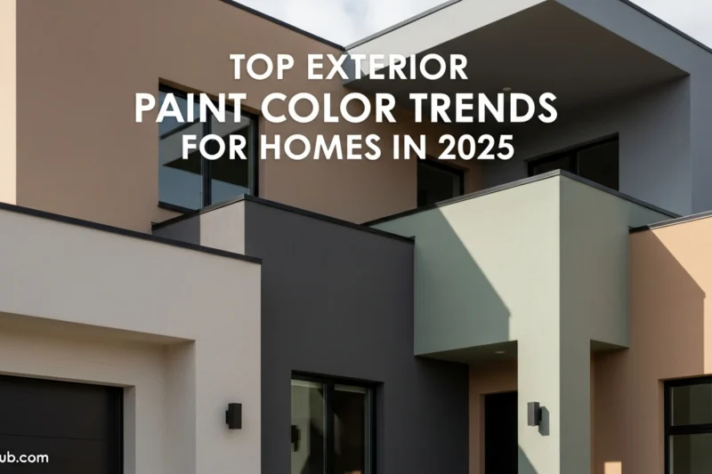 Top Exterior Paint Color Trends for Homes in 2025