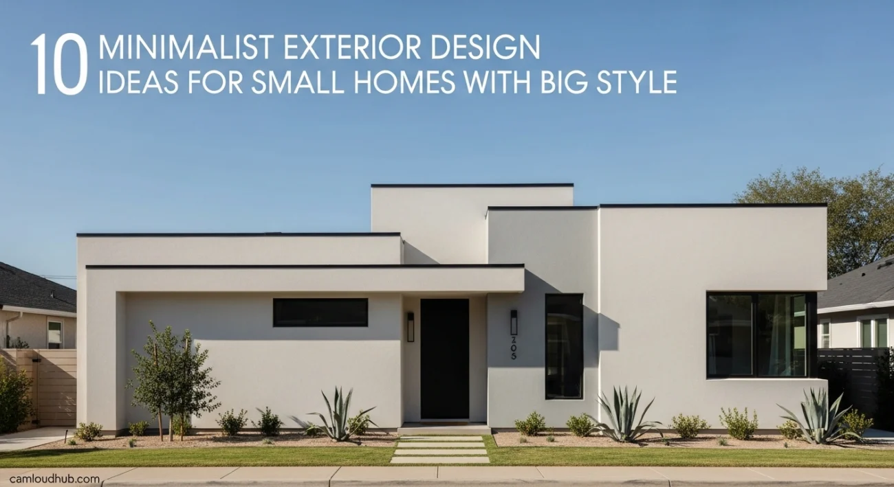 10 Minimalist Exterior Design Ideas for Small Homes with Big Style