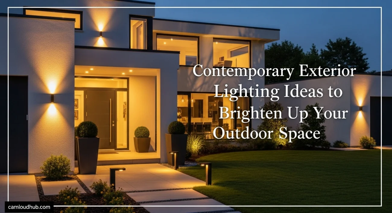 Contemporary Exterior Lighting Ideas to Brighten Up Your Outdoor Space