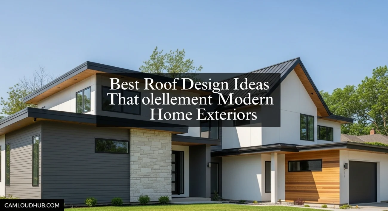 Best Roof Design Ideas That Complement Modern Home Exteriors