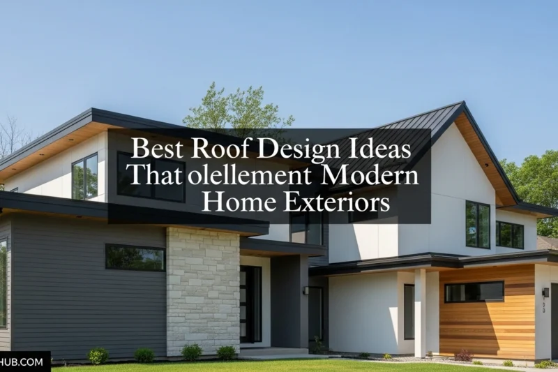 Best Roof Design Ideas That Complement Modern Home Exteriors