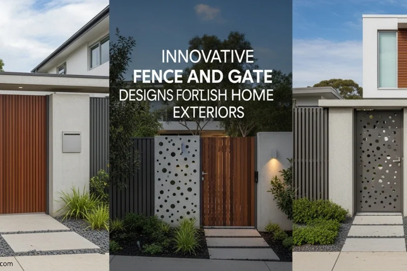 Innovative Fence and Gate Designs for Stylish Home Exteriors