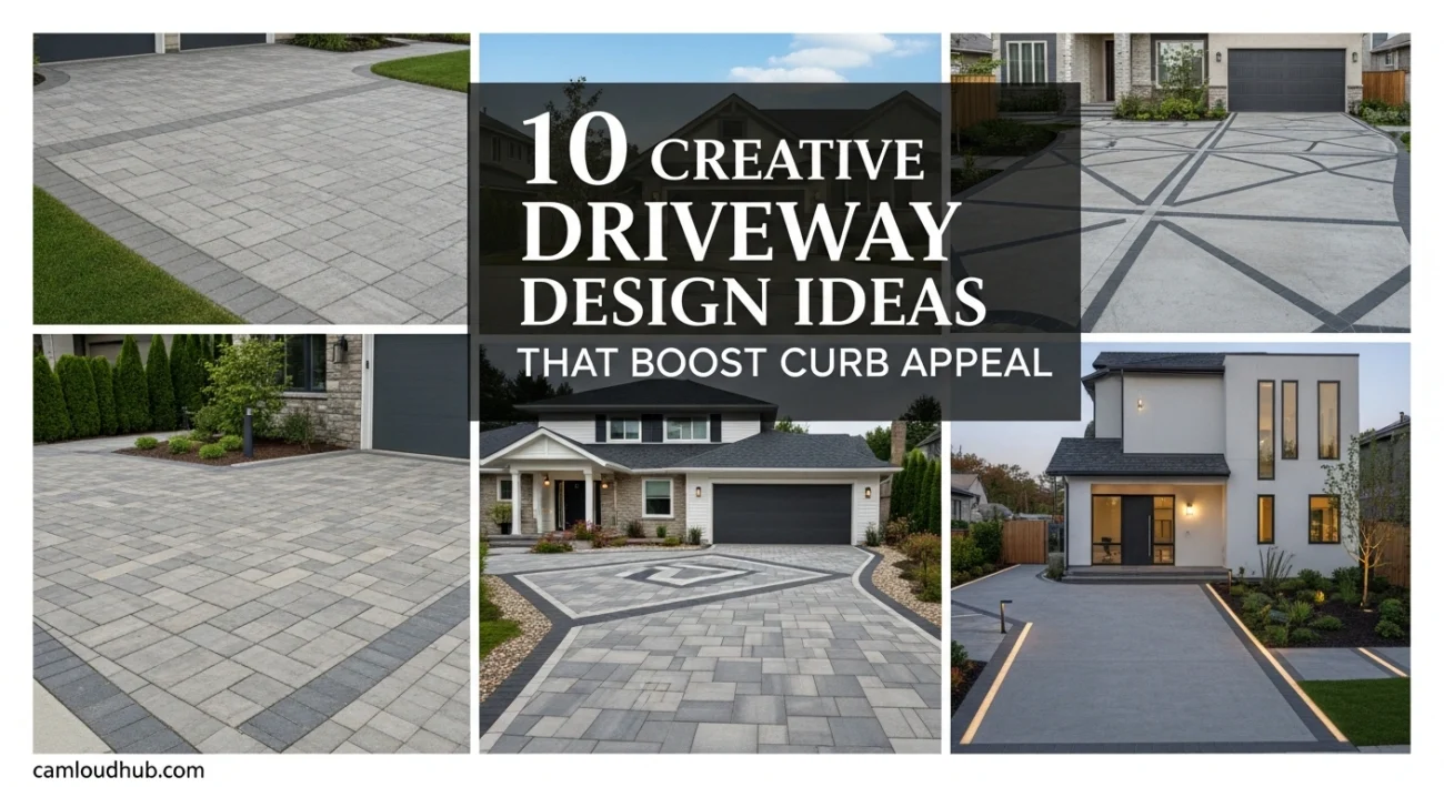 10 Creative Driveway Design Ideas That Boost Curb Appeal