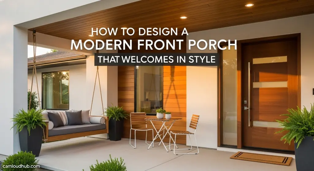 How to Design a Modern Front Porch That Welcomes in Style