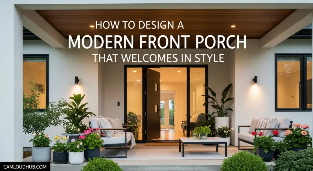 How to Design a Modern Front Porch That Welcomes in Style