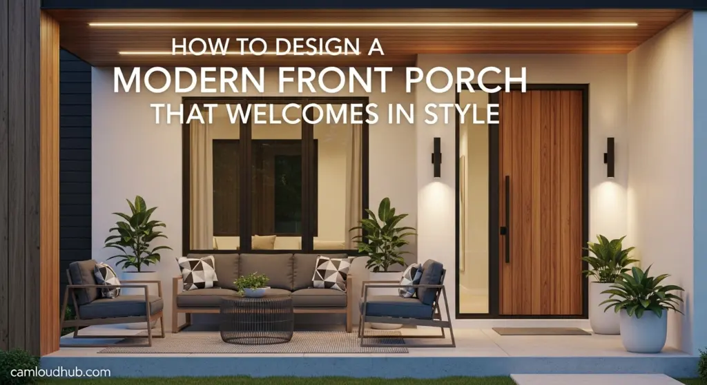 How to Design a Modern Front Porch That Welcomes in Style