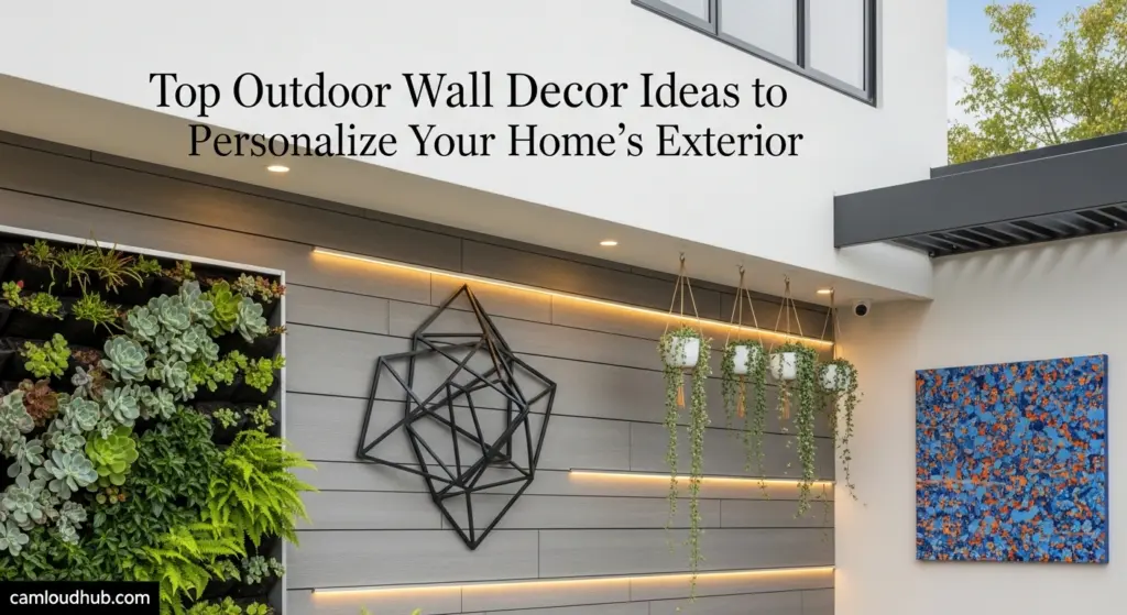 Top Outdoor Wall Decor Ideas to Personalize Your Home’s Exterior
