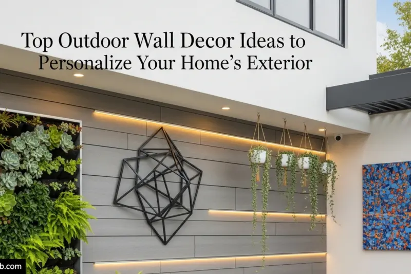 Top Outdoor Wall Decor Ideas to Personalize Your Home’s Exterior