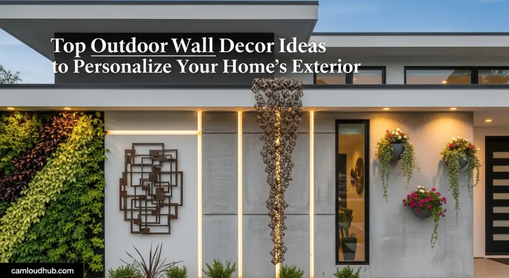 Top Outdoor Wall Decor Ideas to Personalize Your Home’s Exterior