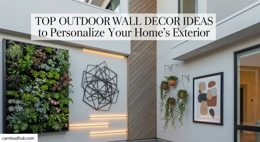 Top Outdoor Wall Decor Ideas to Personalize Your Home’s Exterior
