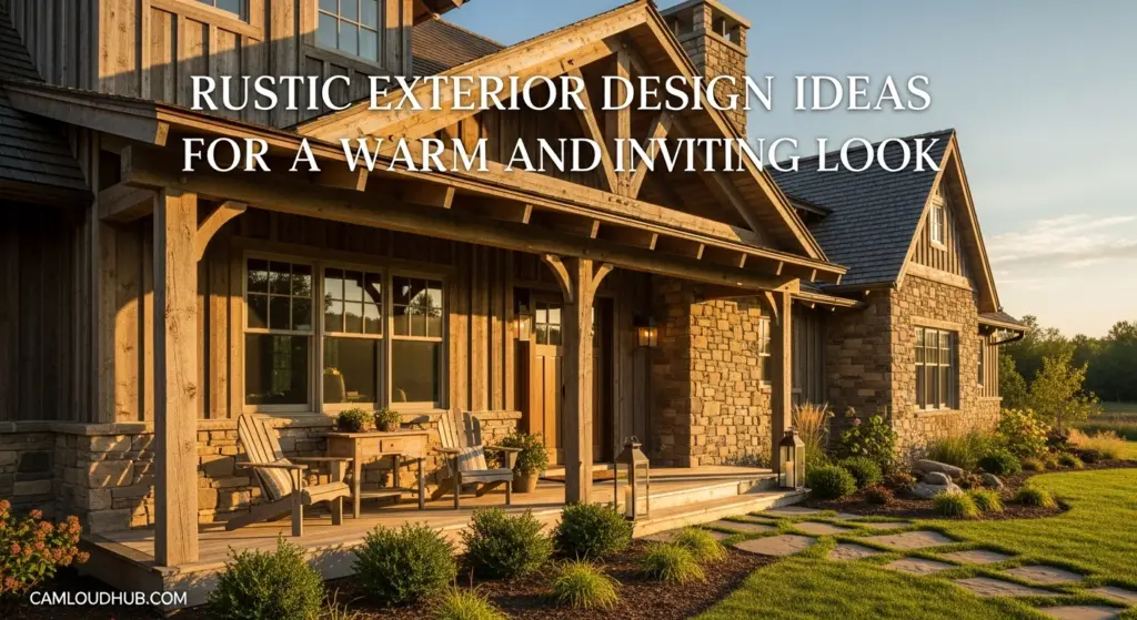 Rustic Exterior Design Ideas 2025 for a Warm and Inviting Look 6 Rustic Exterior Design Ideas for a Warm and Inviting Look