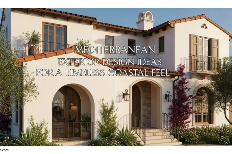 Mediterranean Exterior Design Ideas for a Timeless Coastal Feel: Modern Trend 2025