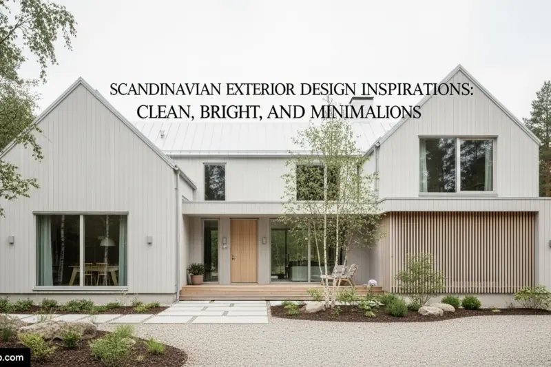 Scandinavian Exterior Design Inspirations 2025: Clean, Bright, and Minimalist