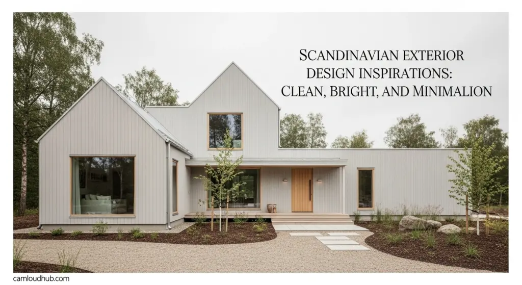 Scandinavian Exterior Design Inspirations 2025: Clean, Bright, and Minimalist 6 Scandinavian Exterior Design Inspirations: Clean, Bright, and Minimalist