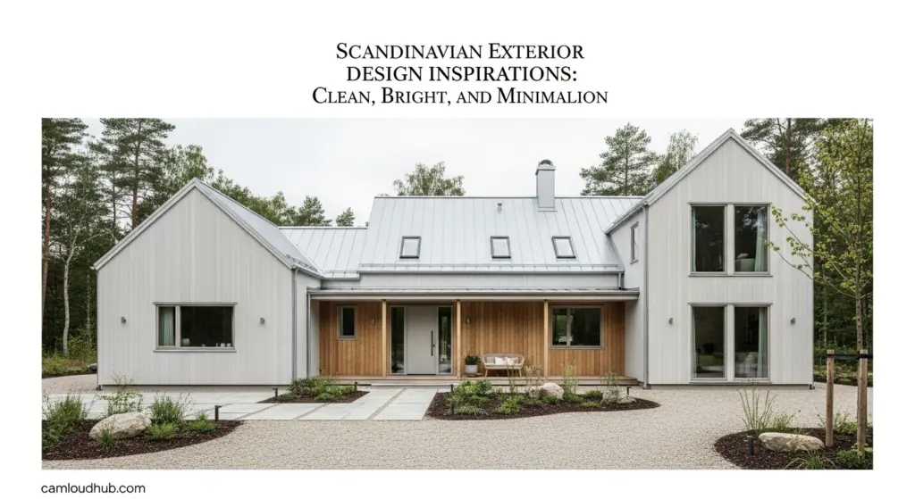 Scandinavian Exterior Design Inspirations: Clean, Bright, and Minimalist