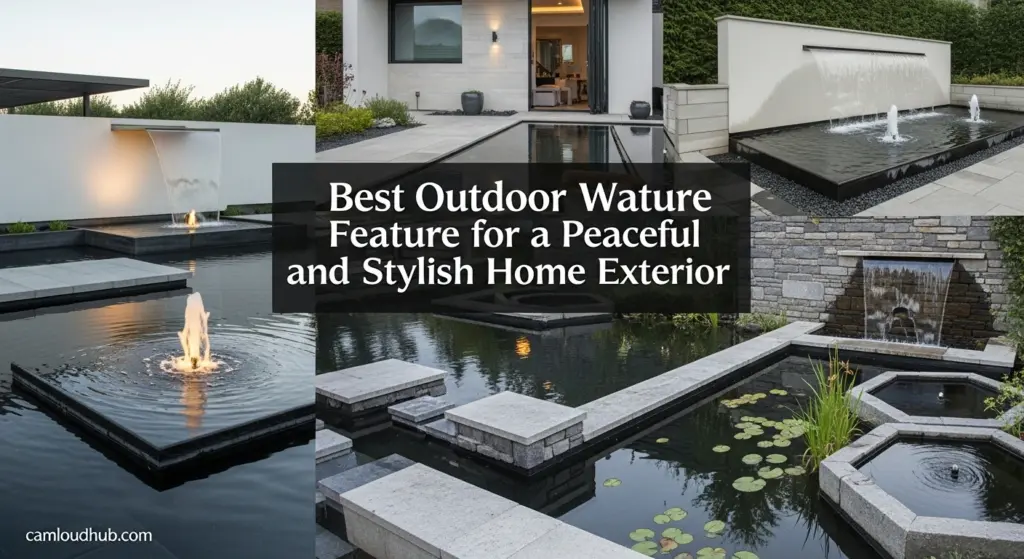 Best Outdoor Water Feature Ideas for a Peaceful and Stylish Home Exterior