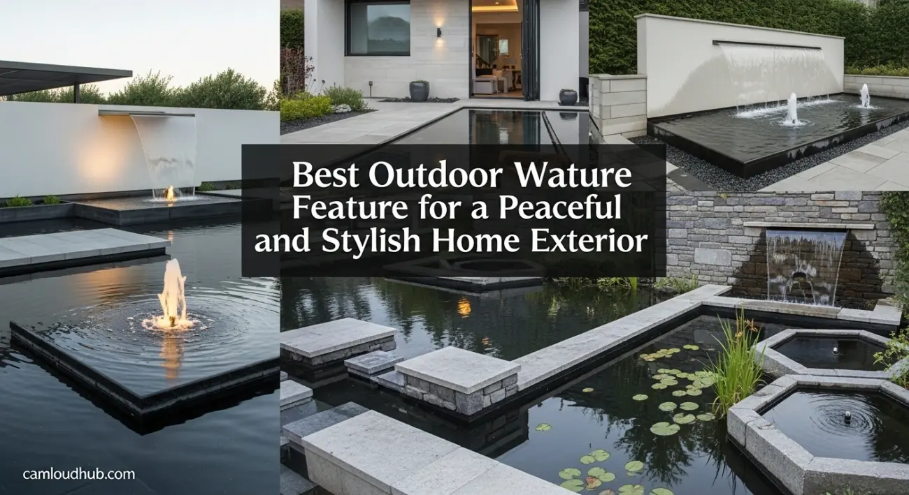 Best Outdoor Water Feature Ideas for a Peaceful and Stylish Home Exterior
