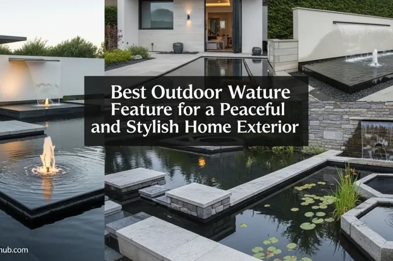 Best Outdoor Water Feature Ideas for a Peaceful and Stylish Home Exterior