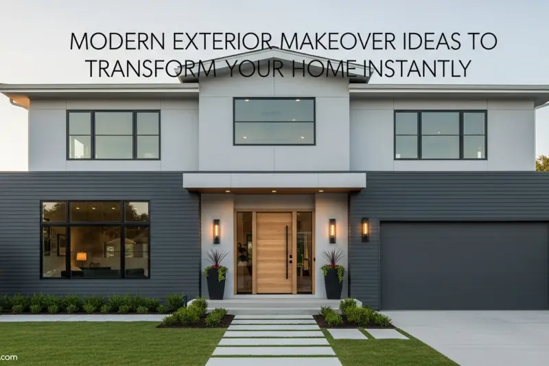 Modern Exterior Makeover Ideas to Transform Your Home Instantly