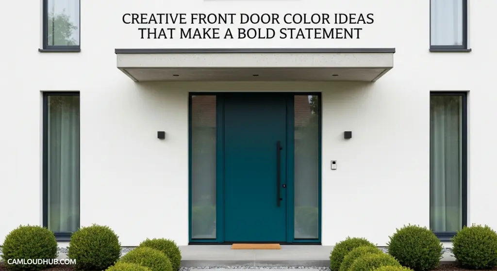 Creative Front Door Color Ideas That Make a Bold Statement