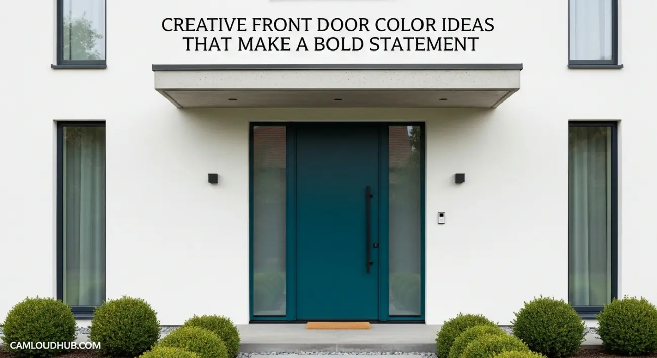 Creative Front Door Color Ideas That Make a Bold Statement