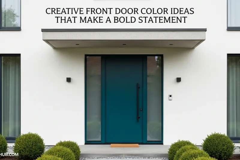 Creative Front Door Color Ideas That Make a Bold Statement 2025