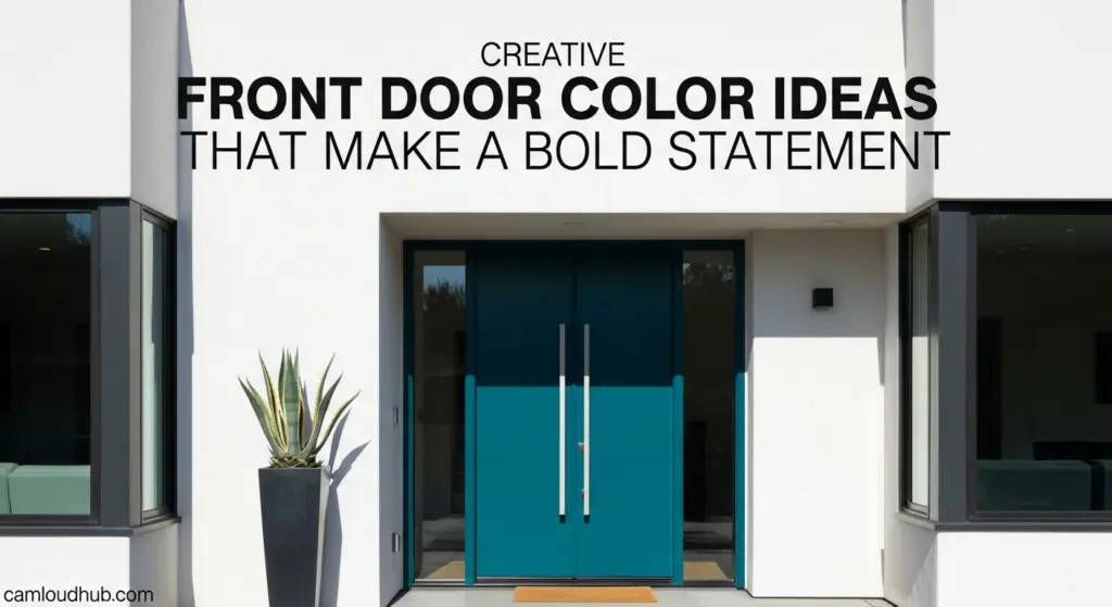Creative Front Door Color Ideas That Make a Bold Statement