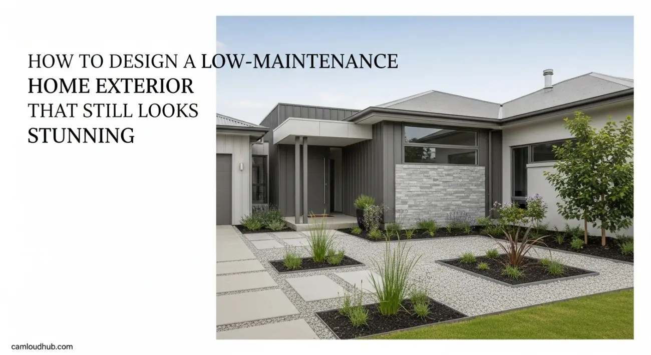 How to Design a Low-Maintenance Home Exterior That Still Looks Stunning