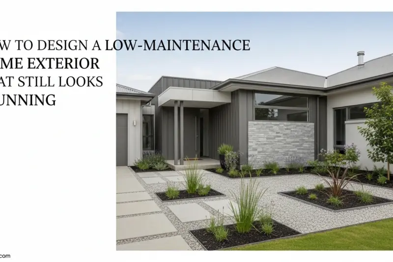 How to Design a Low-Maintenance Home Exterior That Still Looks Stunning