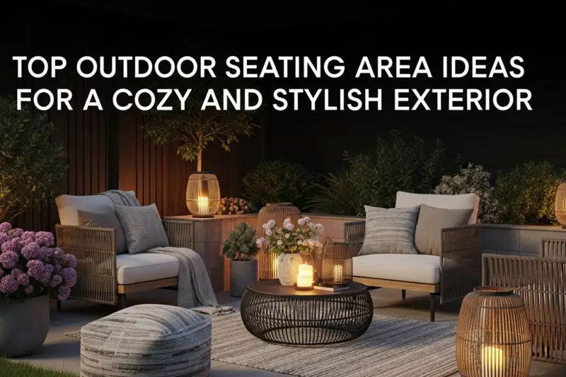 Top Outdoor Seating Area Ideas for a Cozy and Stylish Exterior 2025