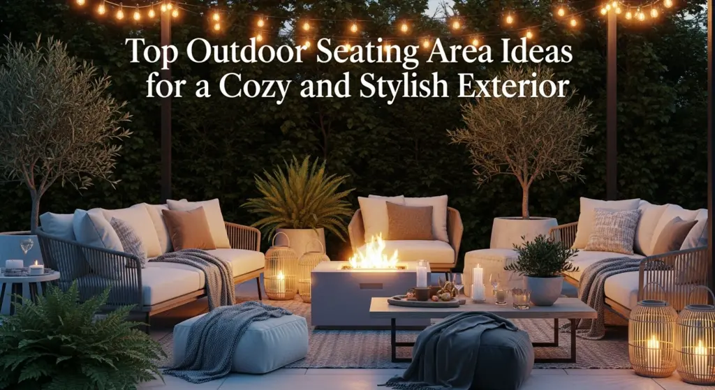 Top Outdoor Seating Area Ideas for a Cozy and Stylish Exterior