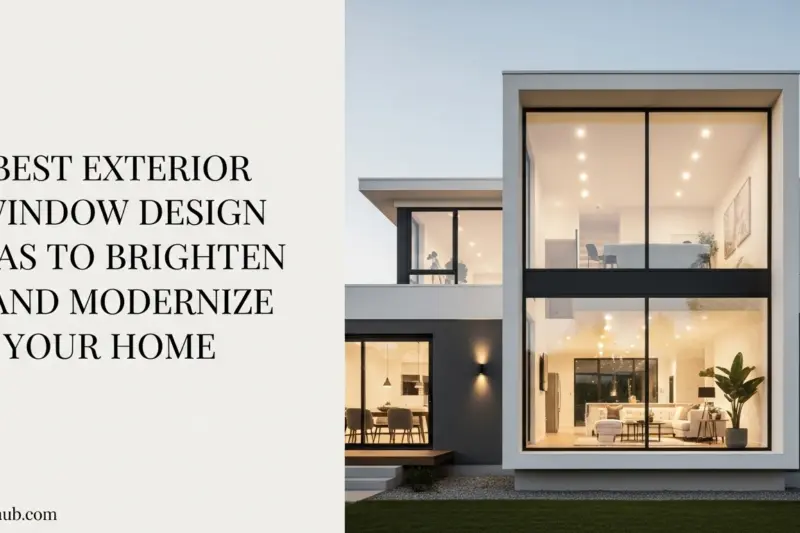 Best Exterior Window Design Ideas to Brighten and Modernize Your Home