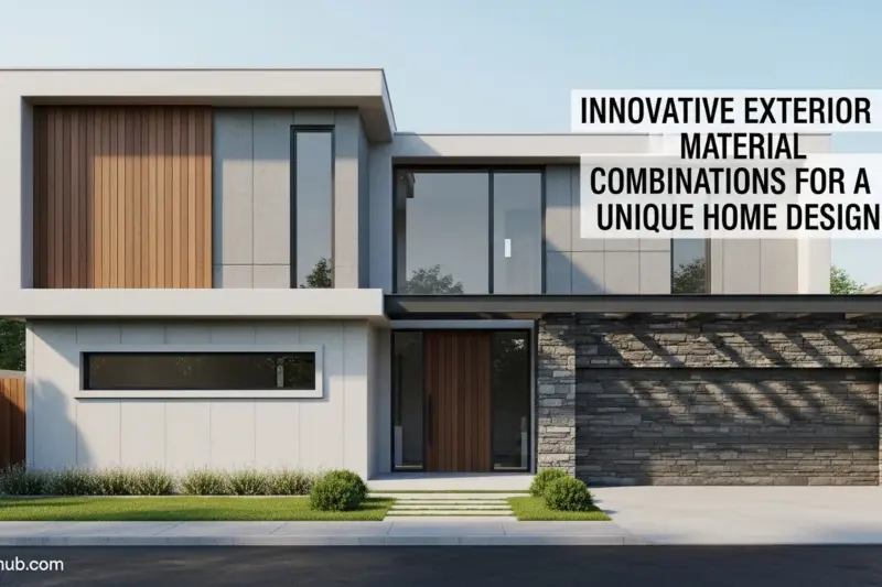 Innovative Exterior Material Combinations for a Unique Home Design
