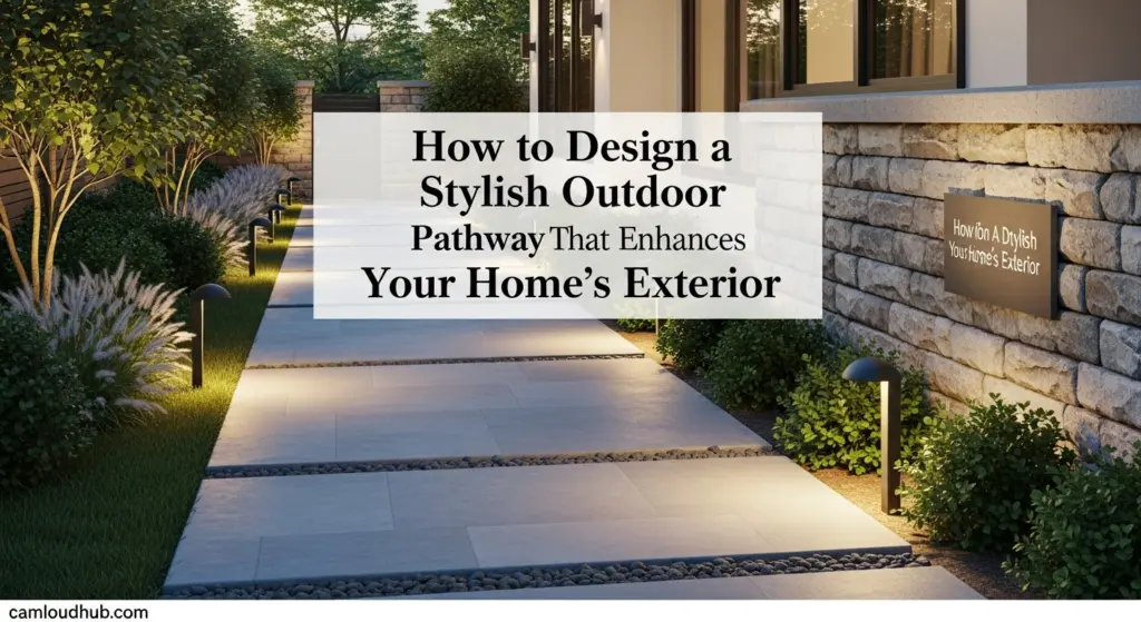 How to Design a Stylish Outdoor Pathway That Enhances Your Home’s Exterior