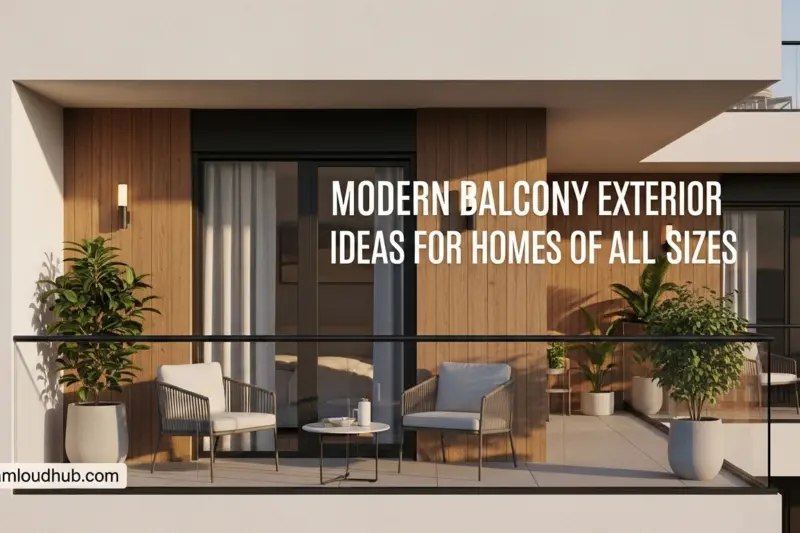 Modern Balcony Exterior Ideas for Homes of All Sizes