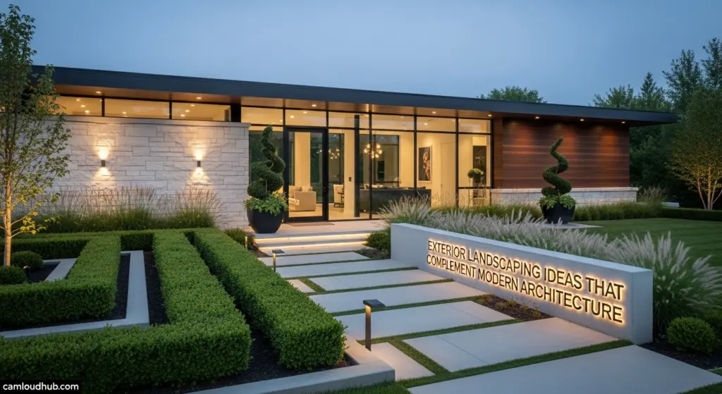 Exterior Landscaping Ideas That Complement Modern Architecture