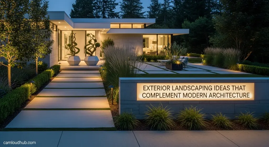 Exterior Landscaping Ideas That Complement Modern Architecture