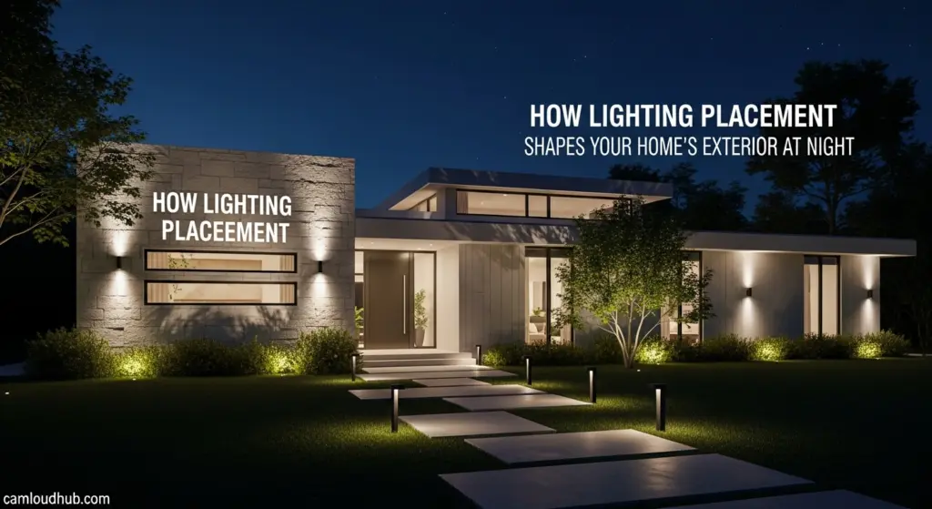 How Lighting Placement Shapes Your Home’s Exterior at Night