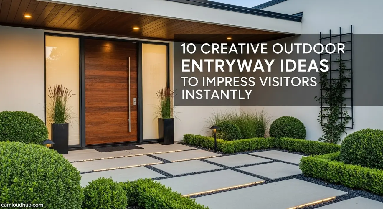 10 Creative Outdoor Entryway Ideas to Impress Visitors Instantly
