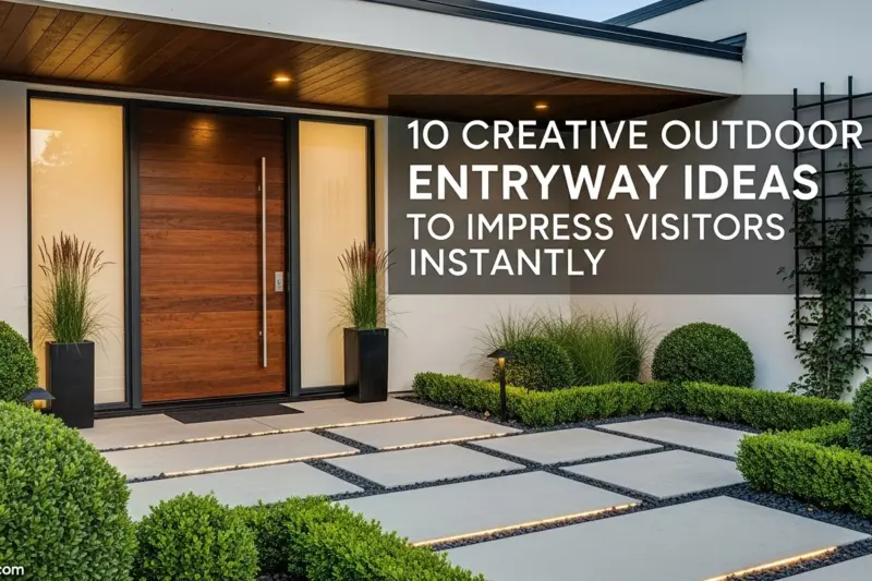 10 Creative Outdoor Entryway Ideas to Impress Visitors Instantly