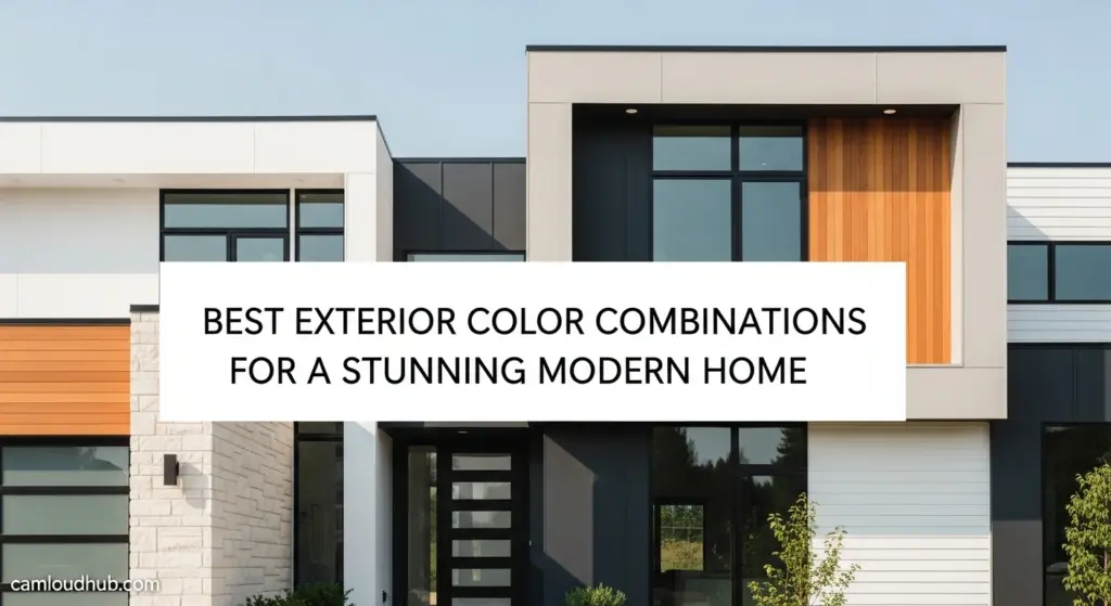 Best Exterior Color Combinations for a Stunning Modern Home