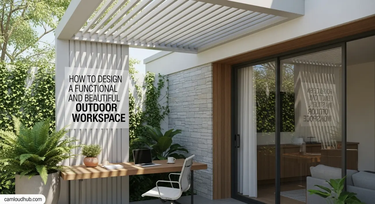 Outdoor Workspace: How to Design a Functional and Beautiful