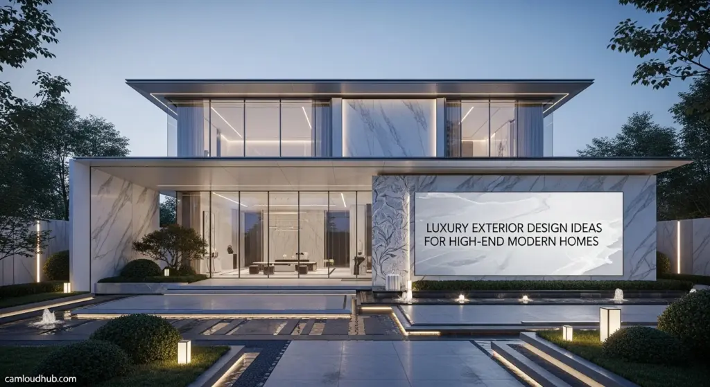 Luxury Exterior Design Ideas for High-End Modern Homes
