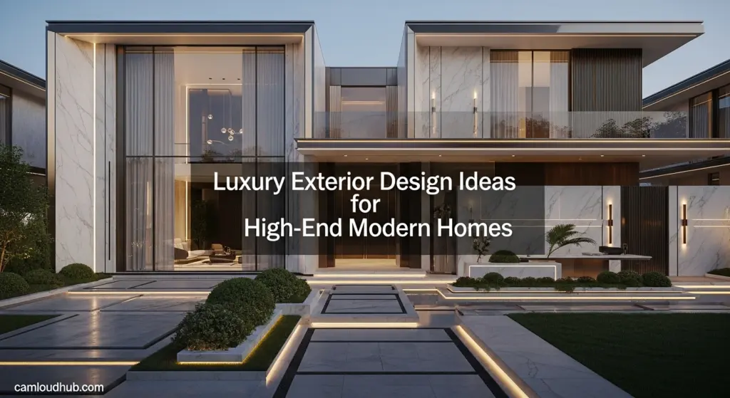Luxury Exterior Design Ideas for High-End Modern Homes