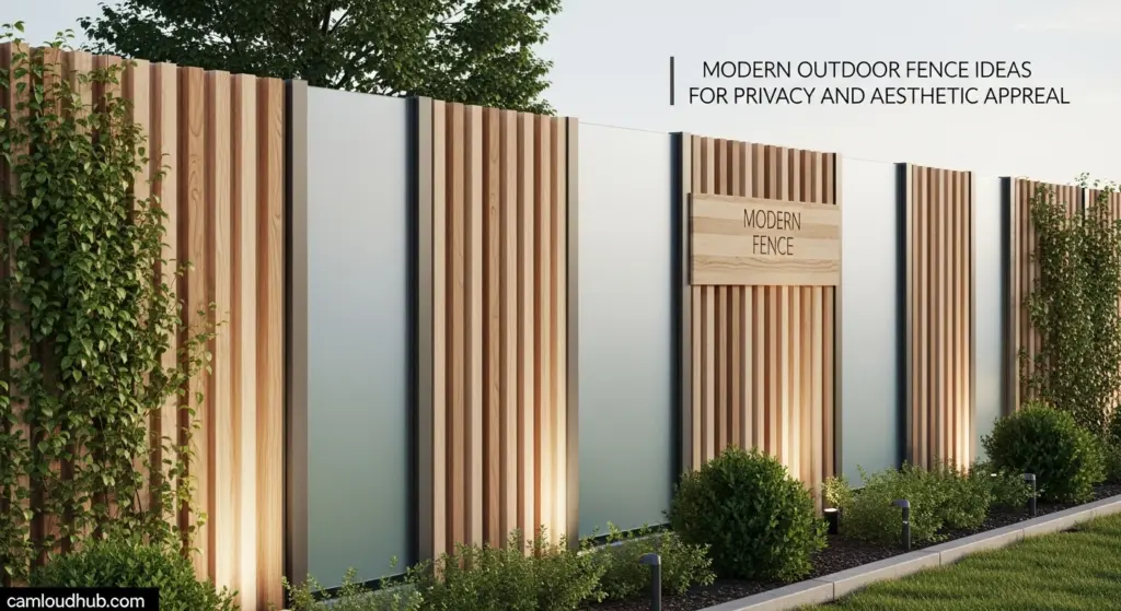 Modern Outdoor Fence Ideas for Privacy and Aesthetic Appeal