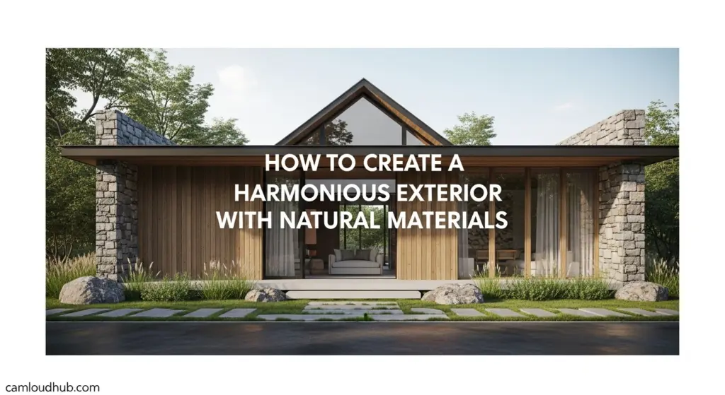 How to Create a Harmonious Exterior with Natural Materials 7 How to Create a Harmonious Exterior with Natural Materials